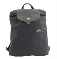 Longchamp Gray Le Pliage Backpack