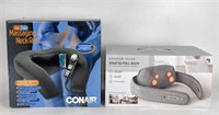 Sharper Image and Conair Massagers