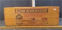Vintage Drambuie wooden crate
