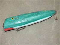 VINTAGE FOLK ART WOODEN LURE