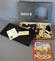 Vintage Conquerors Sculptured Chess by Ganine +