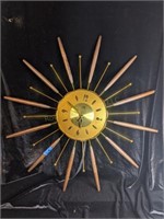 Lux 8 Day Sunburst Clock