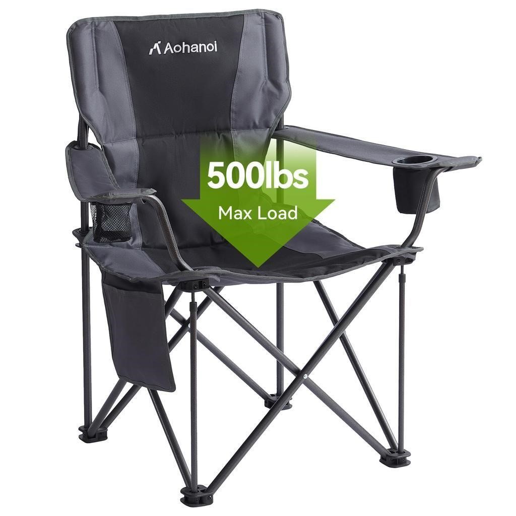 Aohanoi Camping Chairs, Camping Chairs for Heavy