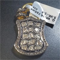 $1710 Silver Diamond(2.9ct) Pendant
