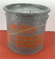 Frabill minnow metal bucket