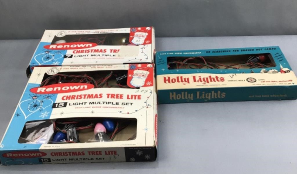 Renown and Westinghouse Christmas tree light set