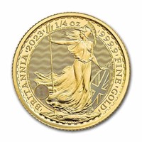 2023 1/4 Oz Gold Britannia Bu King Charles Iii