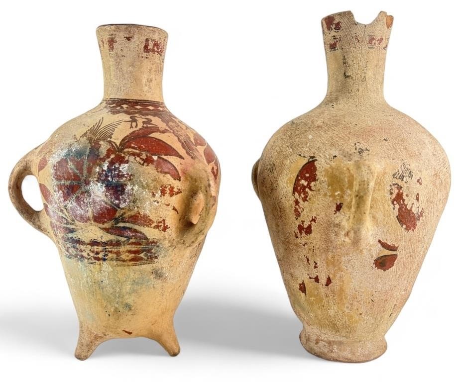 Two Antique Terracotta Vases