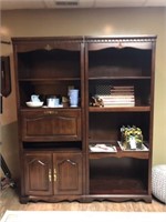 Set of 2 Bookcases. 74 1/2" Tall