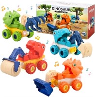 PIIOSER Construction Monster Truck Toys, 4 Pcs Din