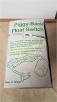 PIGGY-BACK FLOAT SWITCH, NEW