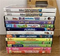 DVDs and Wii games lot