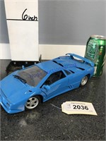 Lamborghini blue car