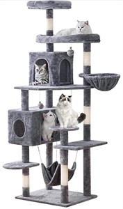 $130 Cat Tree 71.6 inches Cat Tower- Indoor Cats