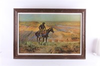 Charles Russell "The Wagon Boss" Framed Print