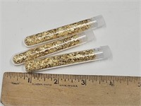 3- 3mil Gold Flakes Untested