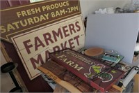 Lot of Decorative Signs