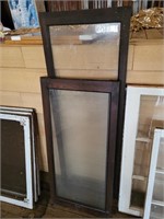3 Vintage Wood Framed Windows