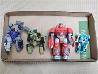 Tray Lot of Transformers Toys