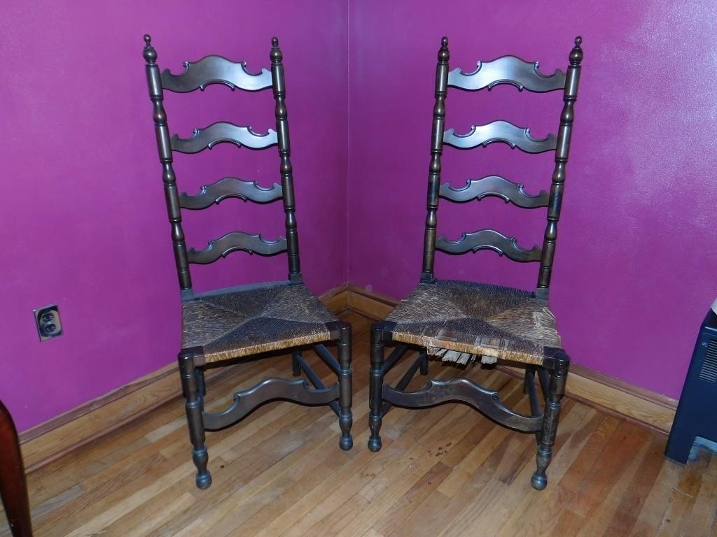 Rush Seat Ladderback Chairs