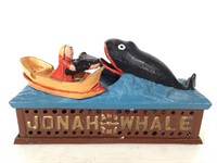 Cast Iron Jonah and the Whale Bank