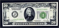 1928 B $20 Federal Reserve Note