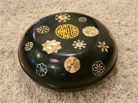 Lacquer Box w/ MOP Inlay Various Asian Influences