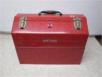 Vintage Craftsman Heavy Duty Toolbox Loaded