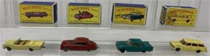 Matchbox #33, #38, #39, and #65 with boxes
