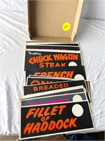Box of Paper Signs