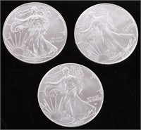 .999 FINE SILVER AMERICAN EAGLES 2021-2022 COINS