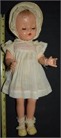 Patsy-type Composition w/ Tin Eyes 16" Tall Doll