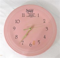 Fiesta Post 86 plate clock, rose