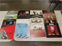 Lot of 16 Vintage Rock Records