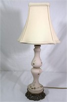 Frosted Case Glass Hand-Painted Lamp