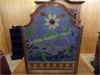 As Is Stained Glass Fireplace Screen