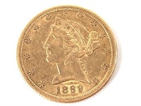 1899-S $5 Gold Half Eagle