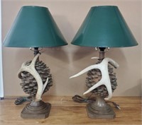 (2) Wildlife Table Lamps