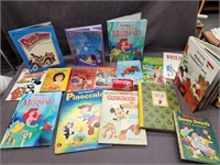 Walt Disney Story and other books.  Various ages,