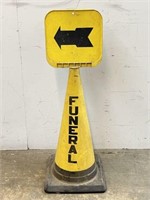 Radiator Specialty Co. Traffic Cone w/  Sign