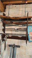 Gun rack/ stocks/ barrels