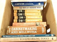 (11) BOOKS:  CARPENTRY, CABINET MAKING,