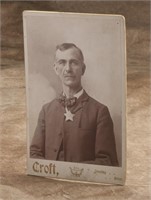 Early Photo Cabinet Card of City Marshal