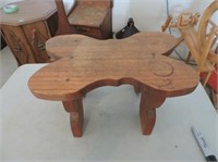 Solid wood step stool  141/2 x 9 x 8