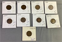 Assorted lot of Indianhead and Lincoln pennies