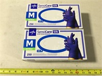 Nitrile Gloves - Size Med Lot of 2 - New