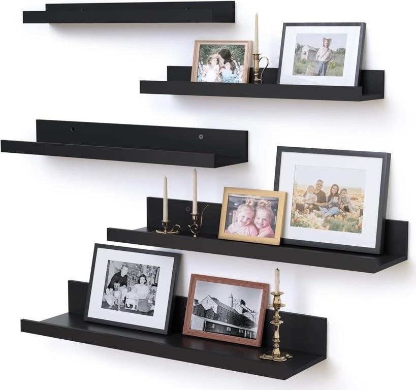 5-Pk Upsimples Home Floating Shelves for Wall