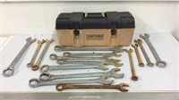 Craftsman Toolbox & Large Wrench Collection T7B