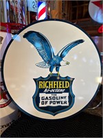 42” Porcelain Richfield Gasoline Sign