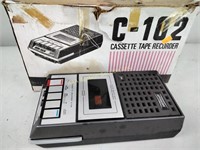 Superscope C-102 cassette tape recorder